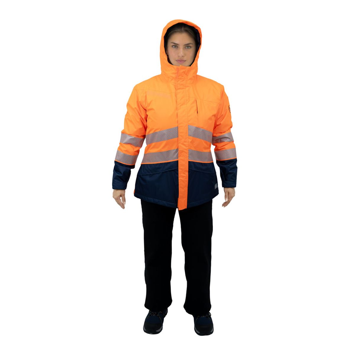 HARDWORK - Parka HW Artica Mujer Naranjo Fluor