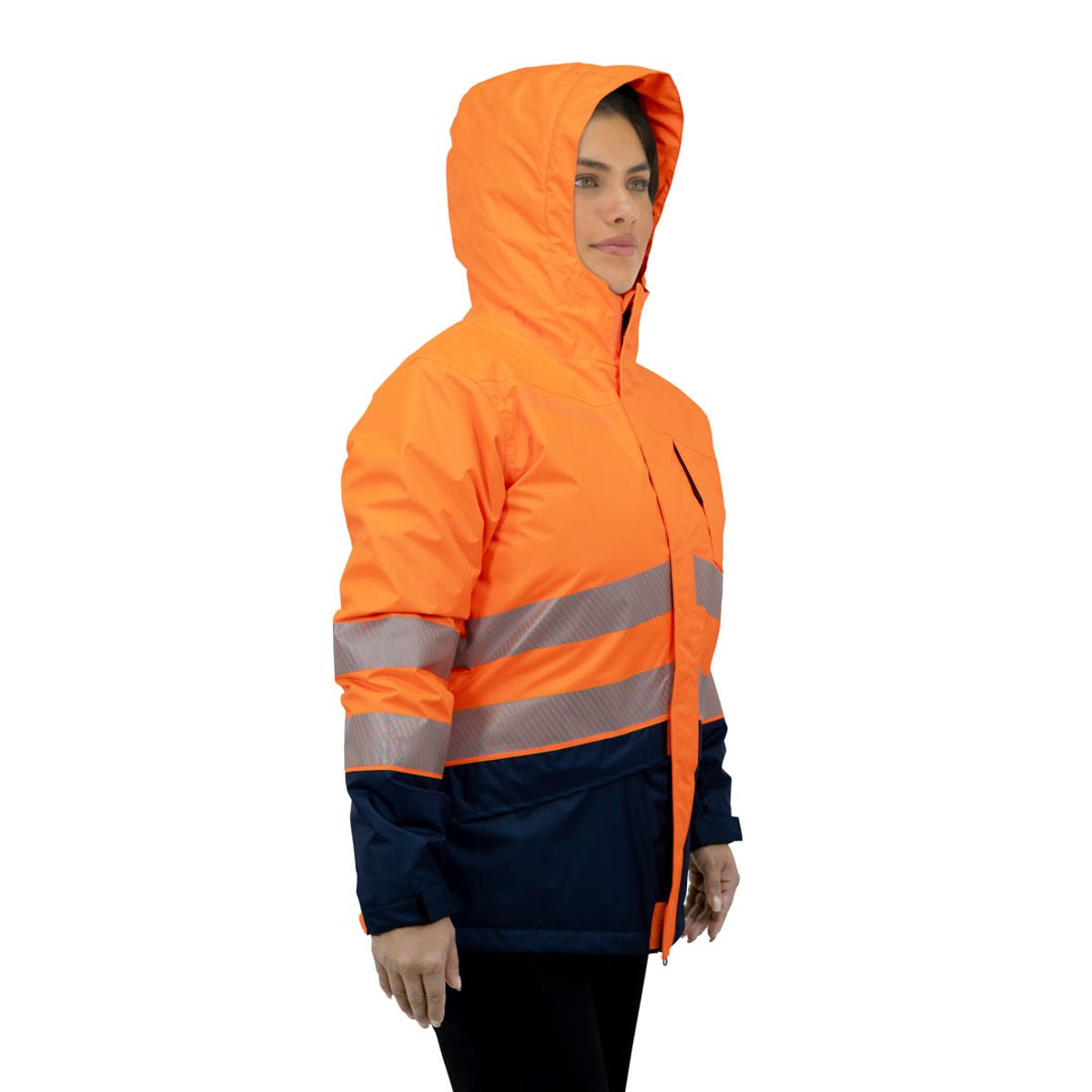 HARDWORK - Parka HW Artica Mujer Naranjo Fluor