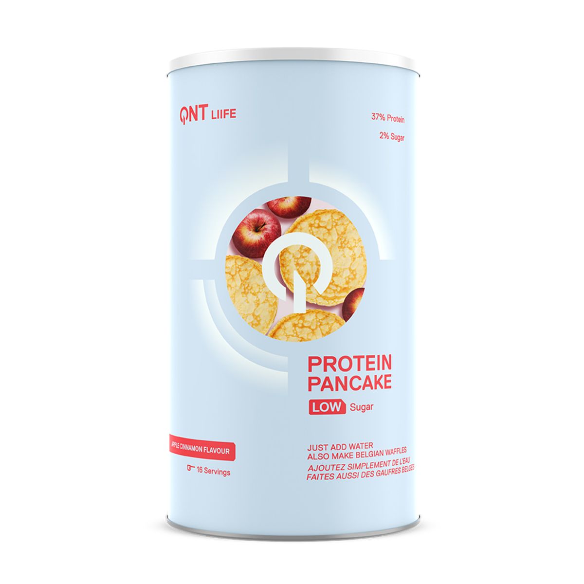 QNT - Mezcla de Proteína Pancake & Waffles Canela QNT