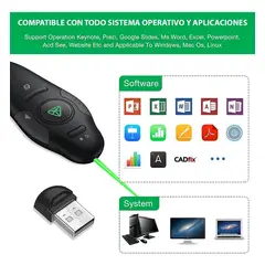 SHOP EHOME BAG - Presentador De Diapositivas Con Puntero Láser