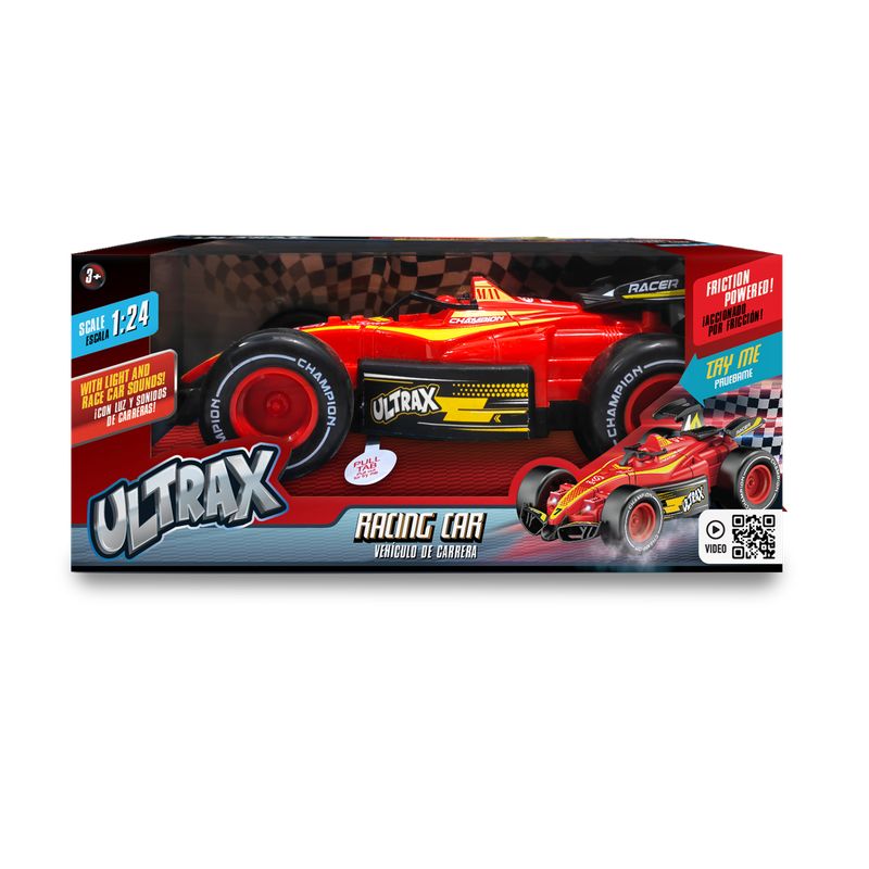 ULTRAX - Juguete Auto de Carreras fricción de 22 cm Ultrax
