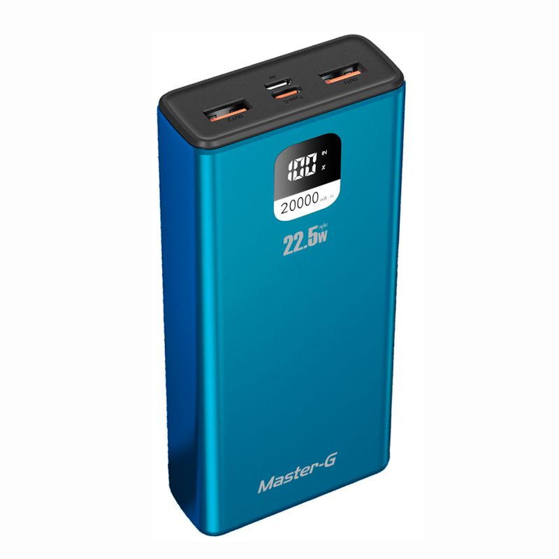 MASTER G - Master-G Batería Externa Power Bank 20000 Mah