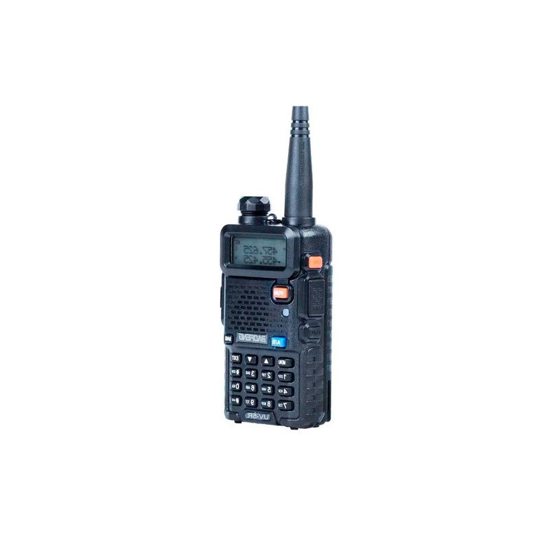 BAOFENG - Radio Transmisor Baofeng Uhf-Uv 5re 1800MAH - Negro