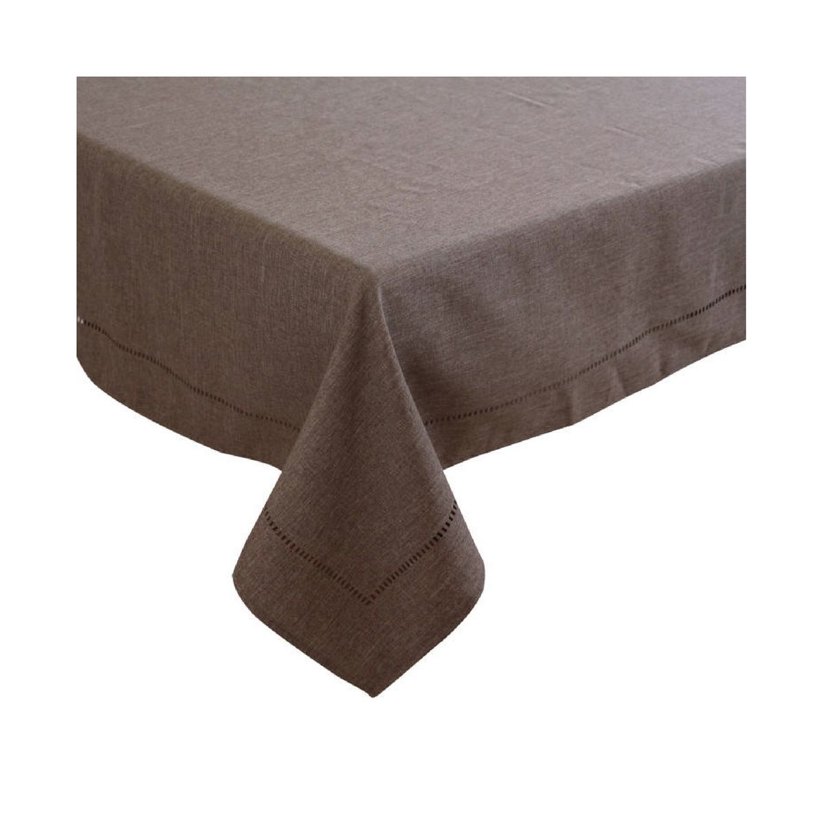 CHANTILLY - Mantel Liso Laser Cut 160X250Cm Color Café