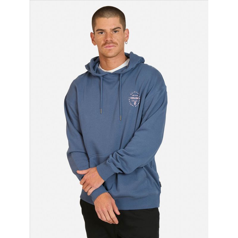 VOLCOM - Poleron Canguro Spin Azul Hombre Volcom - Azul