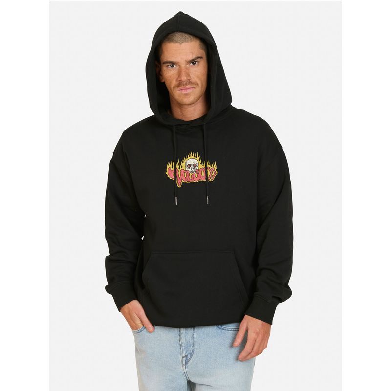VOLCOM - Poleron Canguro Noder Negro Hombre Volcom - Negro