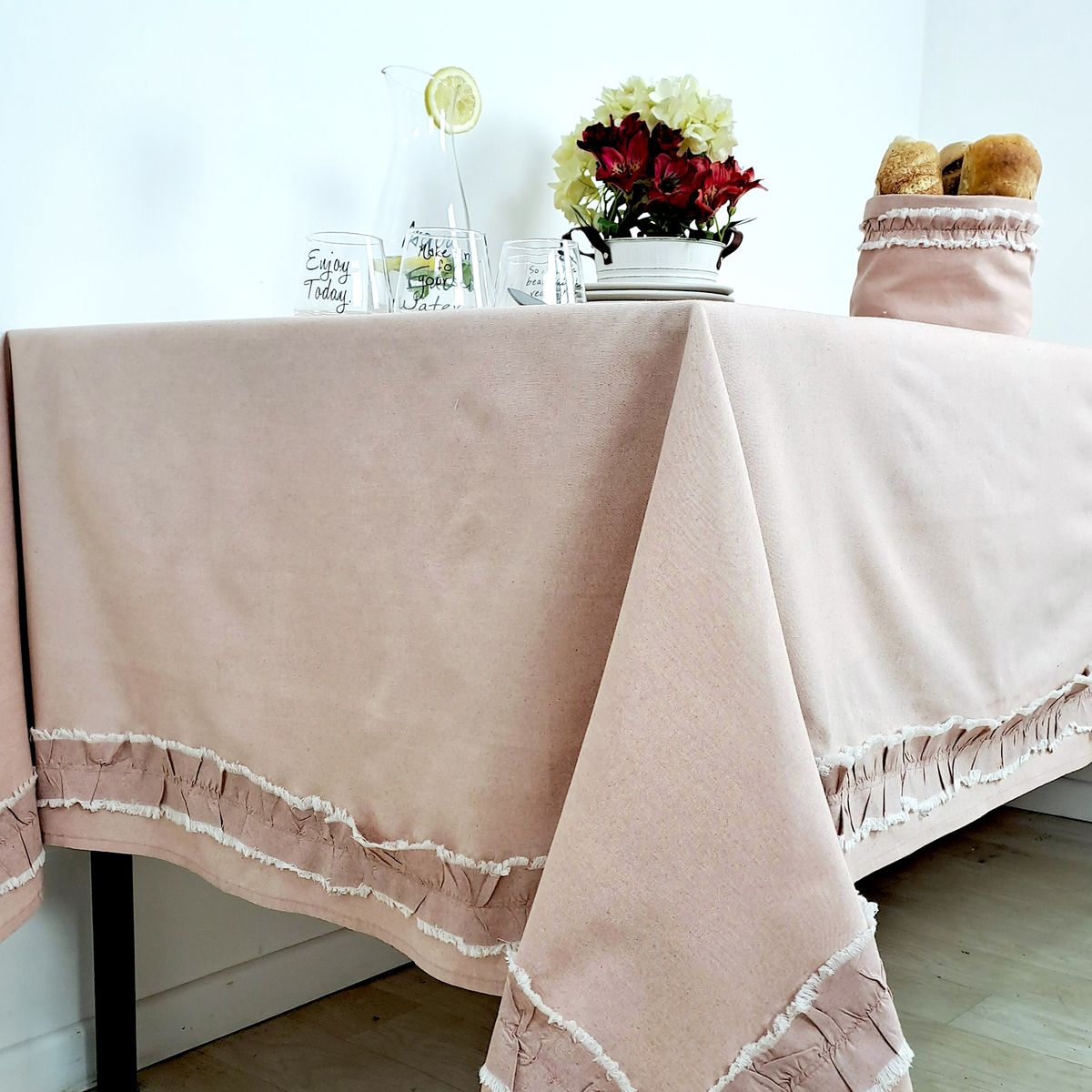 CHANTILLY - Mantel Flanners 160x250cm Rosado