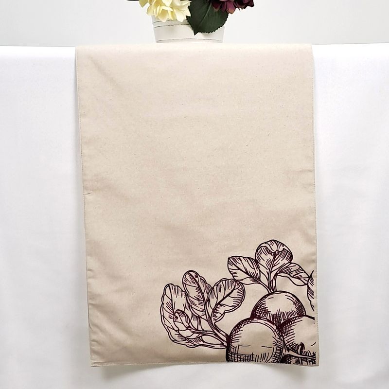 CHANTILLY - Camino Mesa Betarraga Estampado 35x250cm Beige