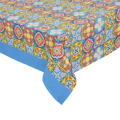CHANTILLY - MANTEL ALGODÓN 200X200 ESTAMPADO MEZQUITA
