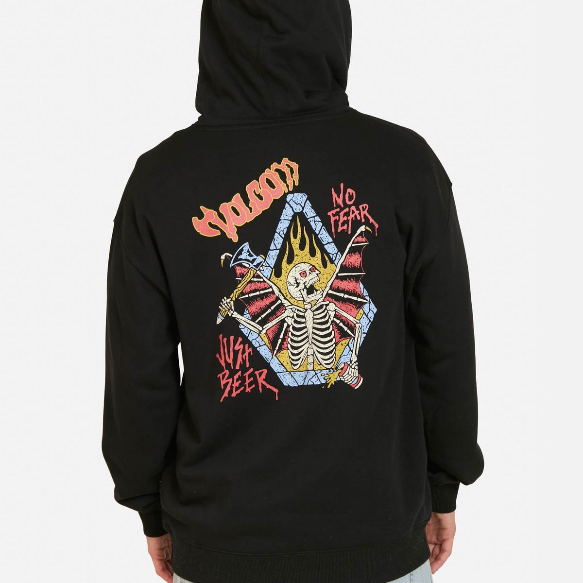 VOLCOM - Poleron Canguro Noder Negro Hombre Volcom - Negro