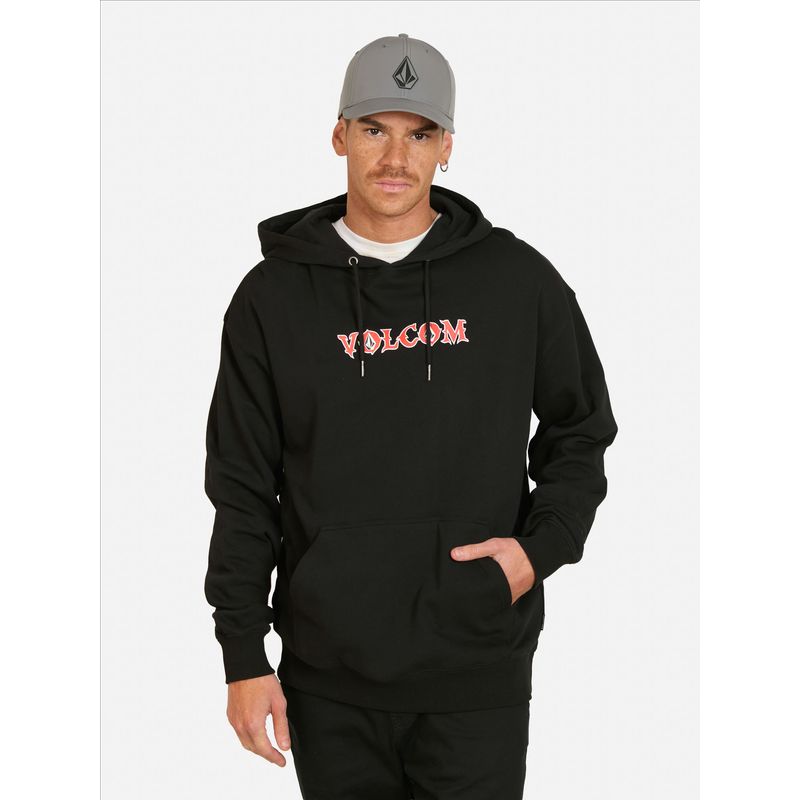 VOLCOM - Poleron Canguro Grind Negro Hombre Volcom - Negro
