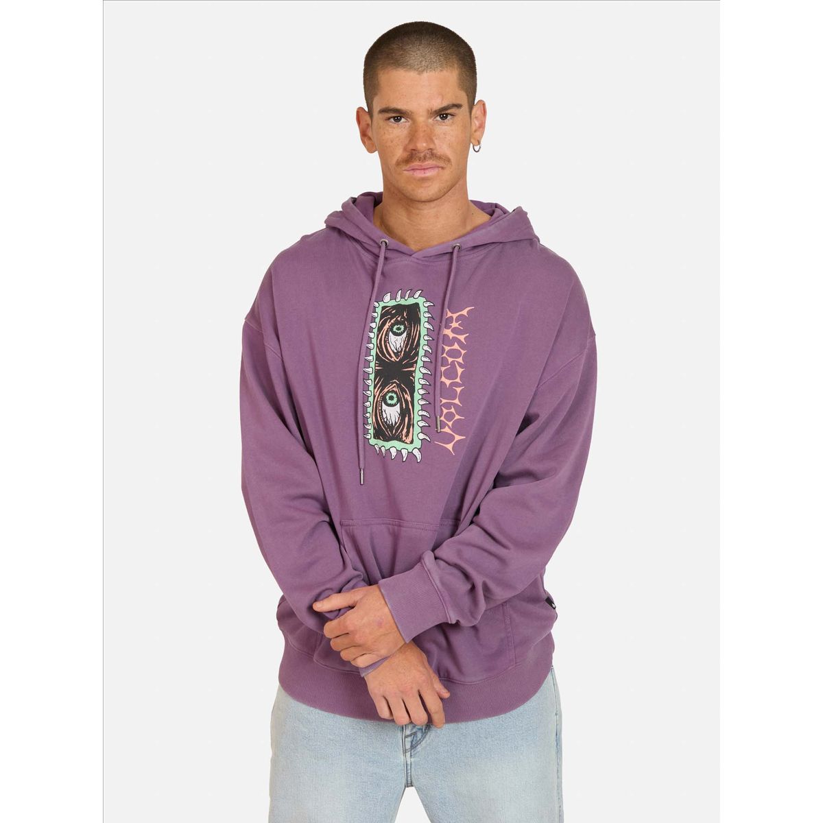 VOLCOM - Poleron Canguro Spot Morado Hombre Volcom - Morado