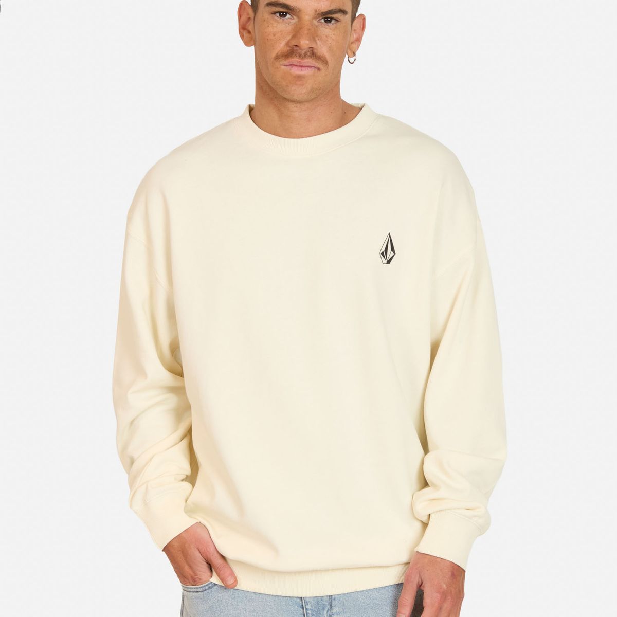 VOLCOM - Poleron CR Drop Beige Hombre Volcom - Beige