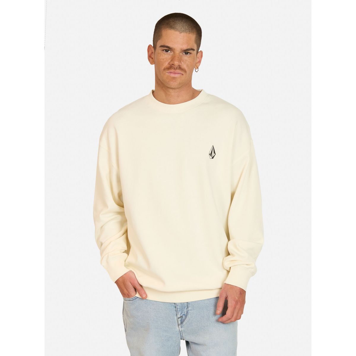 VOLCOM - Poleron CR Drop Beige Hombre Volcom - Beige