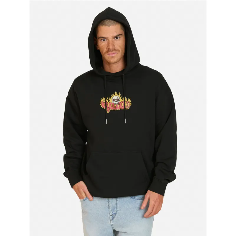 VOLCOM - Poleron Canguro Noder Negro Hombre Volcom - Negro