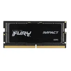 KINGSTON - Memoria RAM Fury Impact Black 8GB 4800MHz DDR5 SODIMM