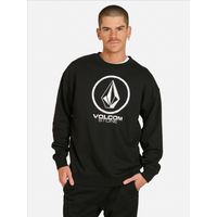 Poleron CR Volcoment Crew Negro Hombre - Negro