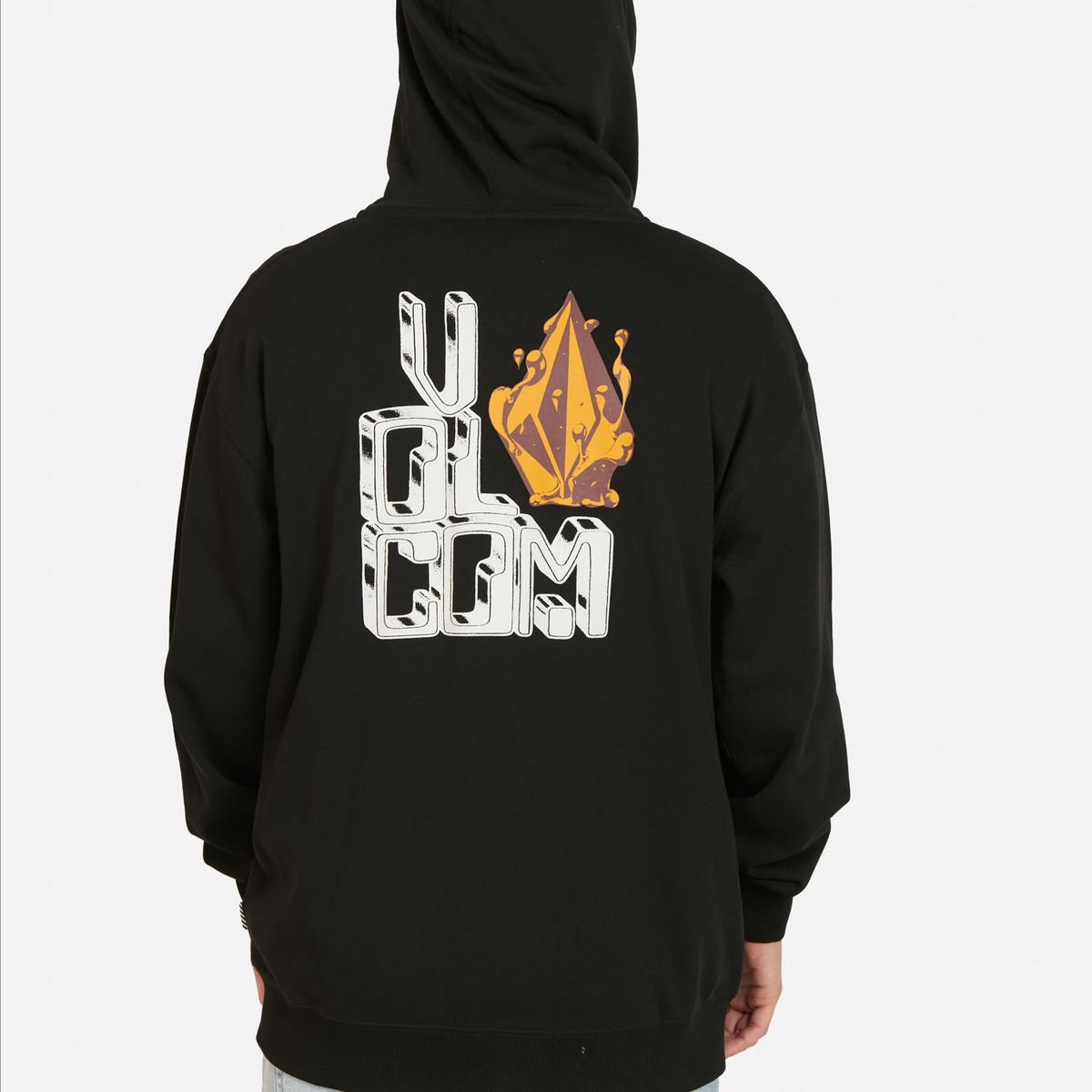 VOLCOM - Poleron FZ Rail Negro Hombre Volcom - Negro