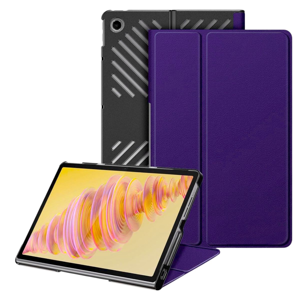 GENERICO - Funda Inteligente Para Lenovo Yoga Tab Plus 11.5 Morado