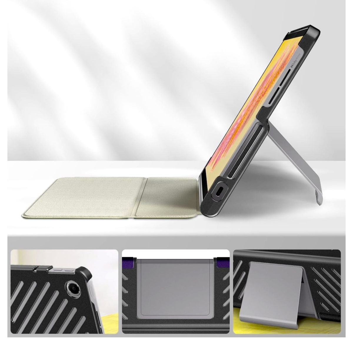 GENERICO - Funda Inteligente Para Lenovo Yoga Tab Plus 11.5 Morado