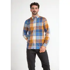 ORIGINAL PENGUIN - Camisa Hombre A Cuadros Mostaza