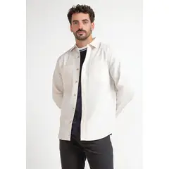 ORIGINAL PENGUIN - Camisa Hombre Manga Larga Beige