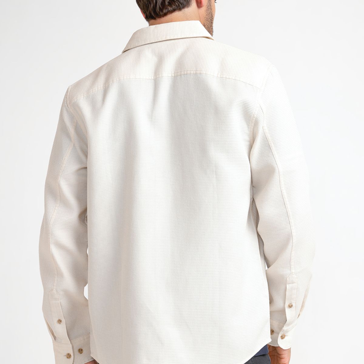 ORIGINAL PENGUIN - Camisa Hombre Manga Larga Beige