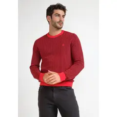 ORIGINAL PENGUIN - Sweater Hombre Algodón Rojo