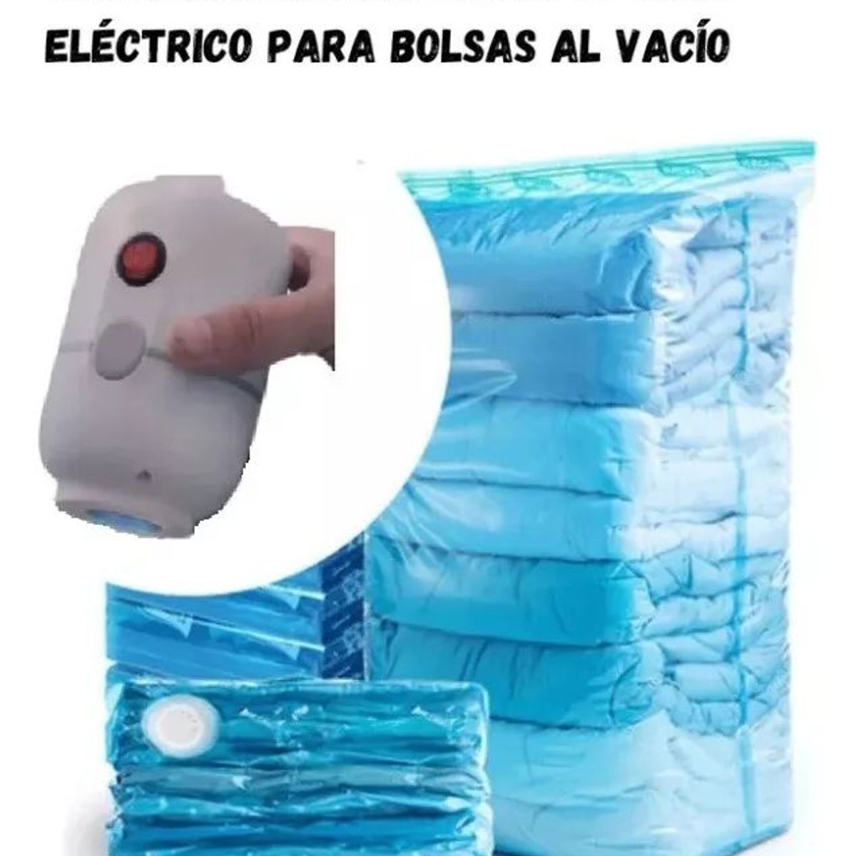 SHOP EHOME BAG - Bomba De Vacío Compresor De Bolsas para Ropa y Viajes