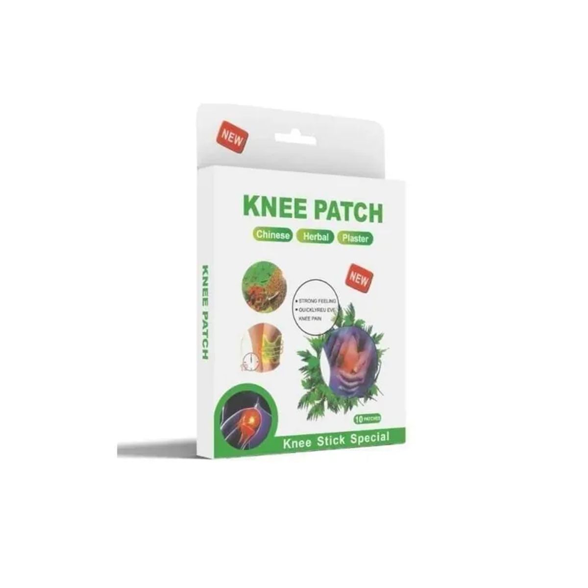 GENERICO - Parches Alivia Dolores De Rodillas Knee Patch 10 Parches