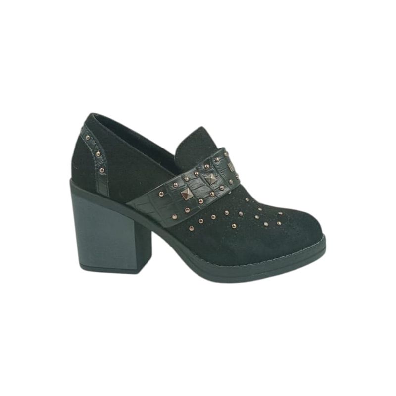 HERIEL - Botín Negro Tachas Mujer
