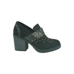 HERIEL - Botín Negro Tachas Mujer