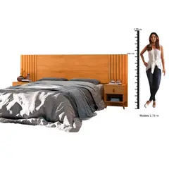 BE DESIGN - RESPALDO BOX LADY RIPADA MIEL