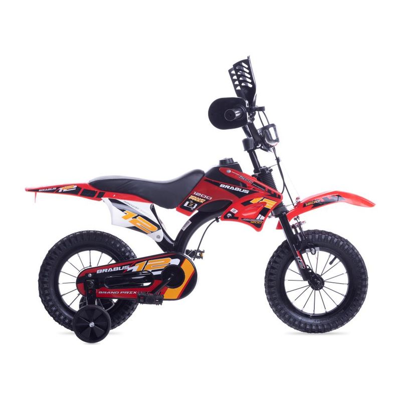 BRABUS - Bicicleta Motobike Aro 12 Rojo