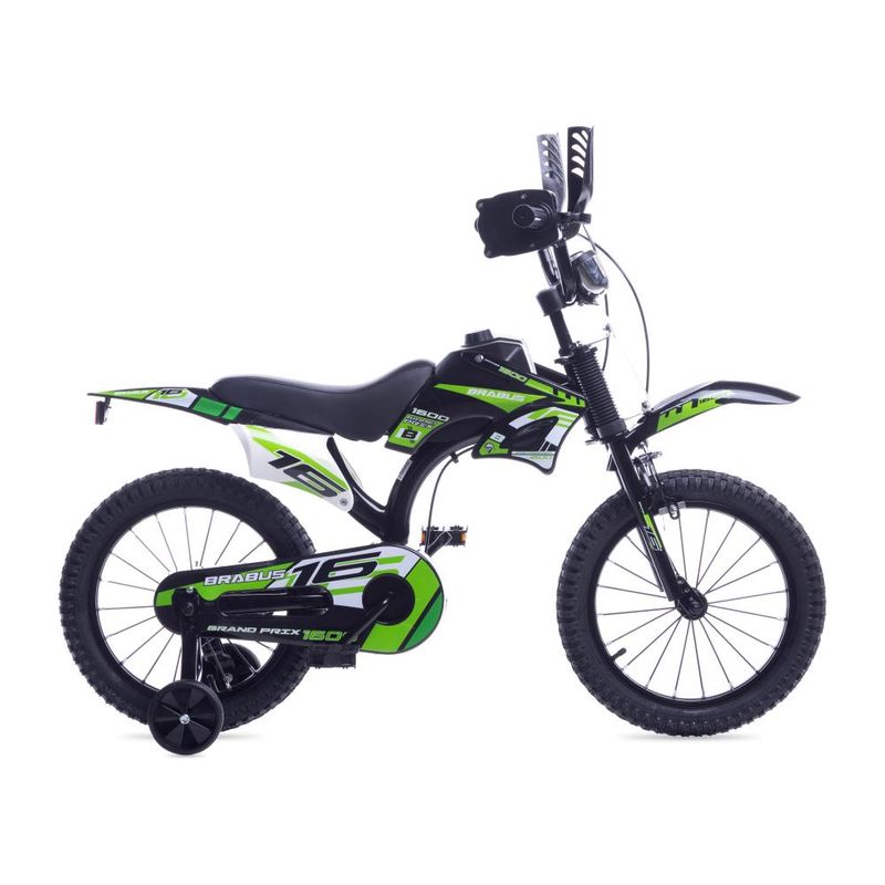 BRABUS - Bicicleta Motobike Aro 16 Verde