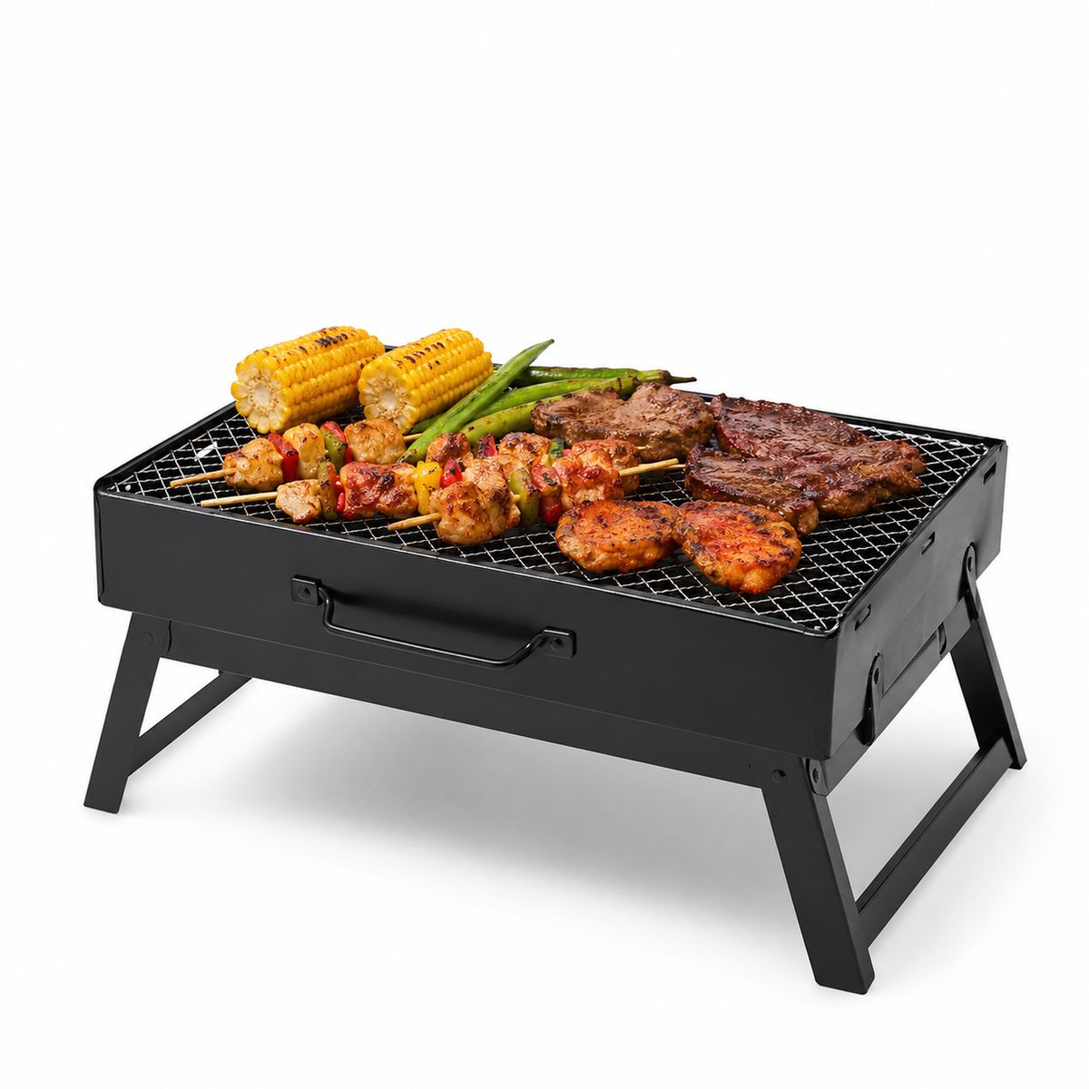 GENERICO - Parrillera Asador a Carbón Plegable HZA-28