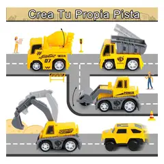 SHOP EHOME BAG - Juguete Pista De Auto Para Niño Bloque De Vehiculo Educativo Color Amarillo