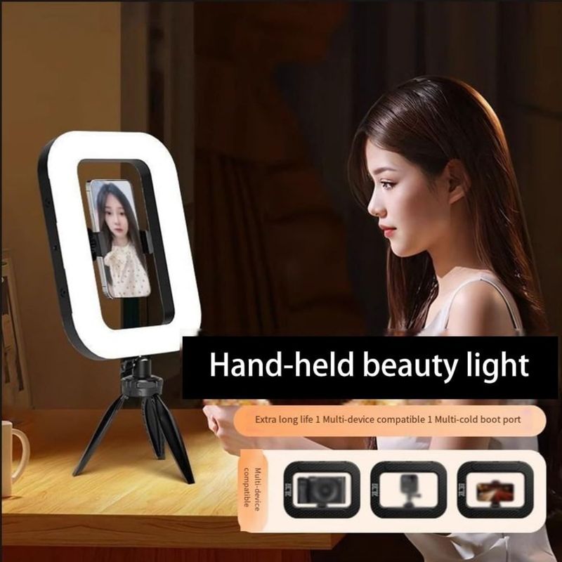 GENERICO - Aro De Luz Led Recargable Para Selfies Portátil