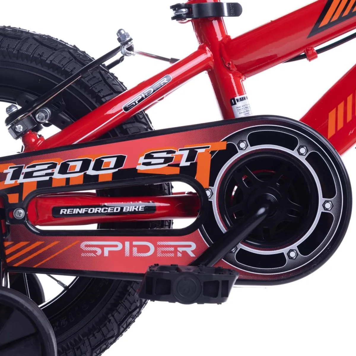 BRABUS - Bicicleta Spider Aro 12 Rojo