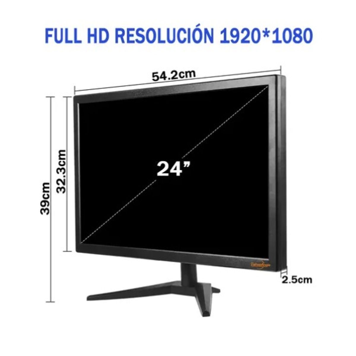 ESHOPANGIE - Monitor Pc Para Oficina 24 Hd Display 19201080 Hdmi Vga