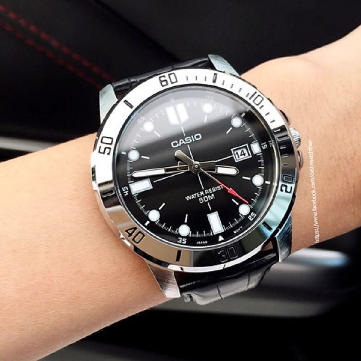 CASIO - reloj casio mtpvd01l-1e hombre analogo metal