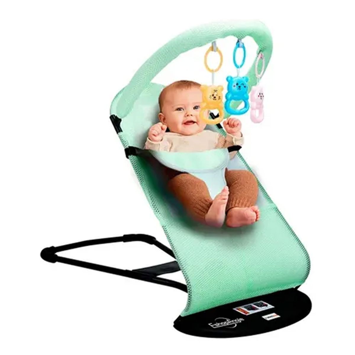 ESHOPANGIE - Silla Mecedora Bebe Columpio Infantil Portátil Ajustable