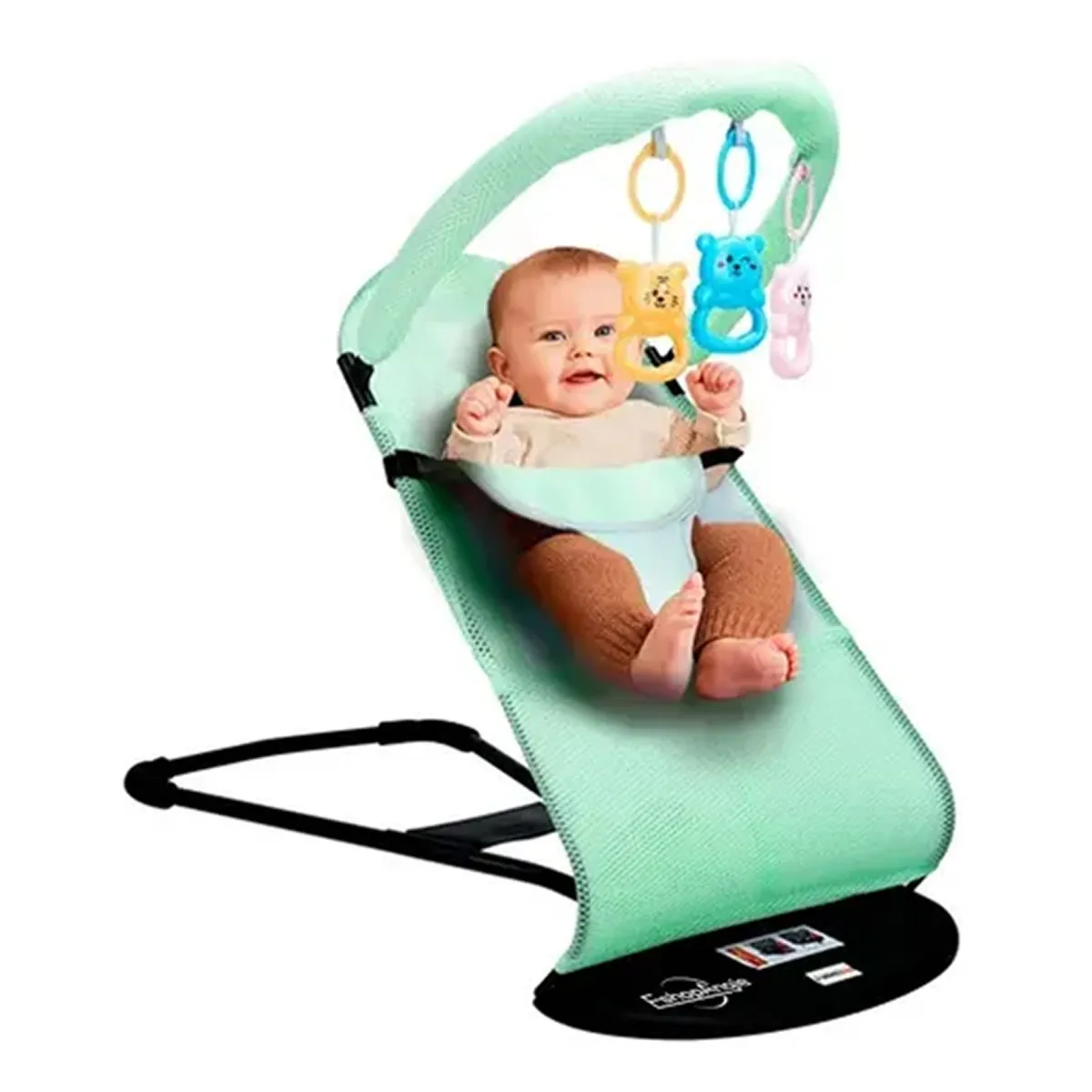 ESHOPANGIE - Silla Mecedora Bebe Columpio Infantil Portátil Ajustable