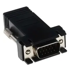 EON - Adaptador VGA Macho A Rj45 LAN Extensor Video Cat5 6