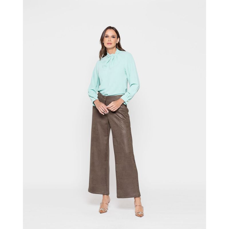LUDOVICA - Blusa Mujer Calendula Verde Menta Ludovica