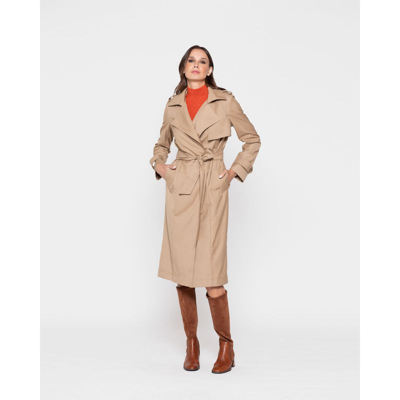 LUDOVICA - Trench Mujer Jacinto Camel Ludovica