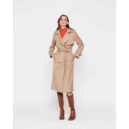 LUDOVICA - Trench Mujer Jacinto Camel