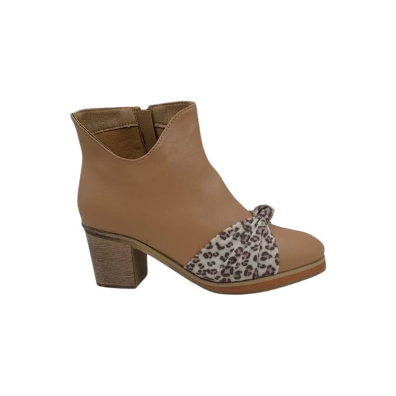 HERIEL - Botín Beige Print  Mujer