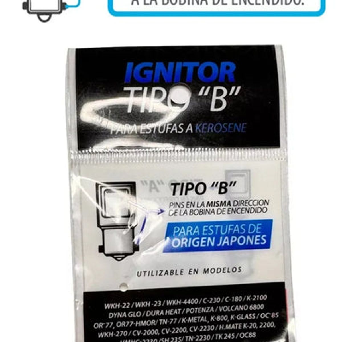 ZETACOM - Ignitor de encendido para Estufas Toyotomi