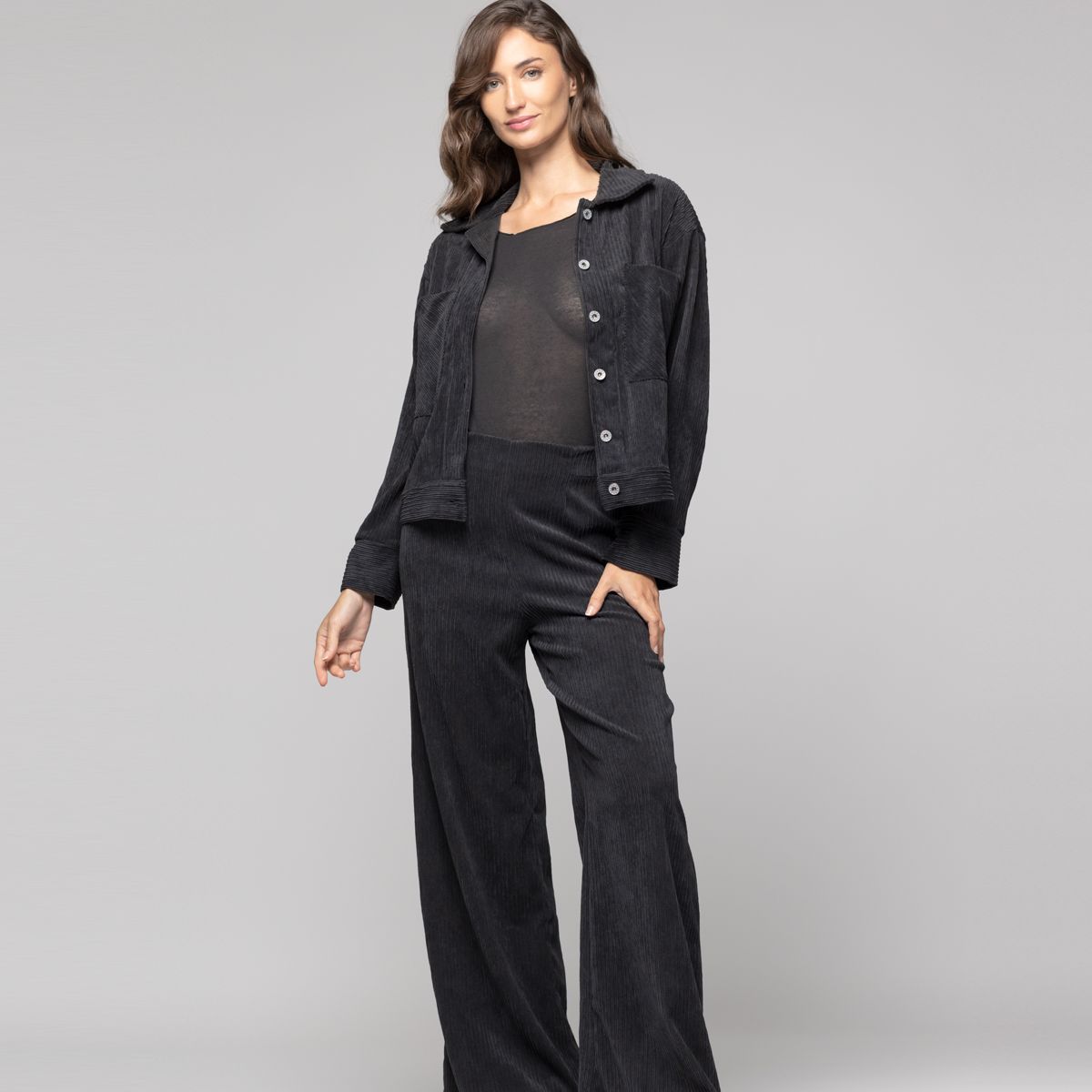 LINEATRE - Pantalón Mujer Viana Negro Lineatre
